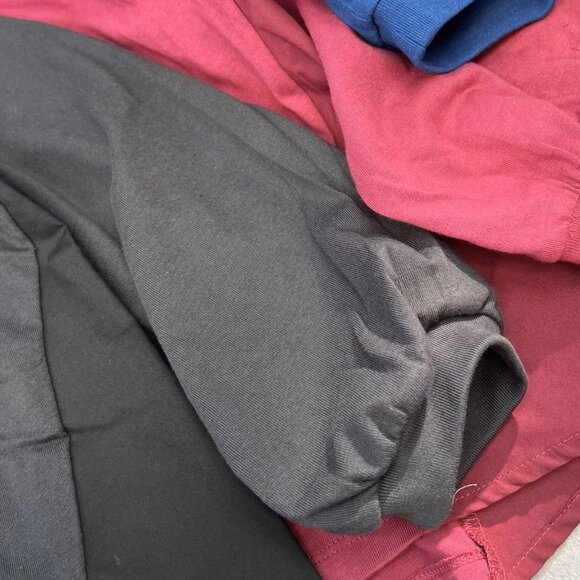 Japanese Brand "Logos Days" Black Patched Blouse - Size L - Picture 3 of 5